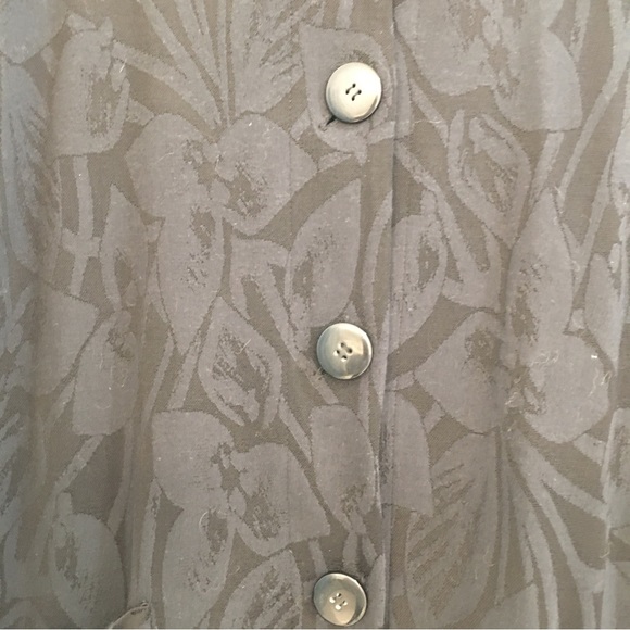 Fall sweater jacket. Black with pattern. Size M/L. Roomy - Fits Large. - Picture 4 of 5